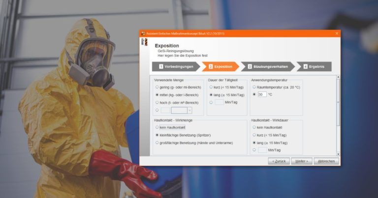 Inhalt von Gefahrstoff-Gefährdungsbeurteilungen